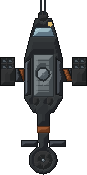 The Patrol Gunship seen from above